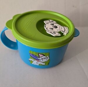 Dalmatian Tupperware container crystalwave soup mug.